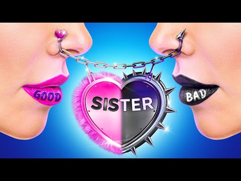 Good Sister vs Bad Sister in Jail! 🔐 Crazy Escape Hacks! 🤯