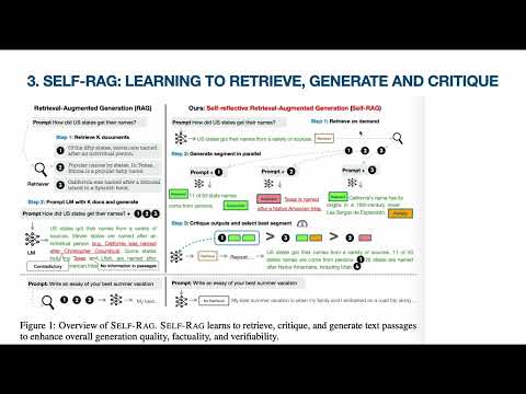 스스로 자신을 평가하는 RAG?-2[SELF-RAG: LEARNING TO RETRIEVE, GENERATE, ANDCRITIQUE THROUGH SELF-REFLECTION]