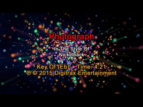 Nickelback – Photograph (Backing Track)