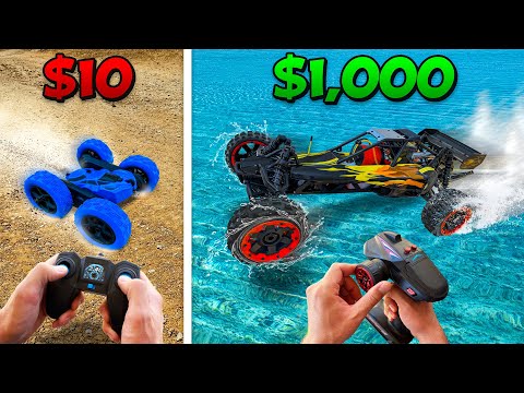 $10 vs $1000 Batalla de Autos RC *Desafío Presupuestario*