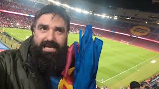 FC BARCELONA 3 ATLETICO MADRID 0 DESDE EL CAMP NOU, ORGULLOSOS DEL EQUIPO | CHOLO CAGÓN