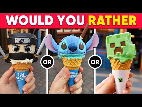Would You Rather...? Ice Cream and Sweets Edition 🍦🍫🍩 Daily Quiz