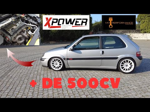 Citröen Saxo Cup Turbo com mais de 500cv