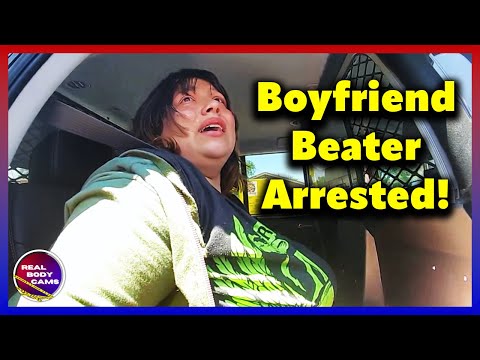 Violent Girlfriend Beats Boyfriend & Resists Police in Wild Arrest!