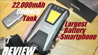 Vido-Test : REVIEW: Unihertz Tank - World's Largest Battery Smartphone? 100 Day Standby Time!