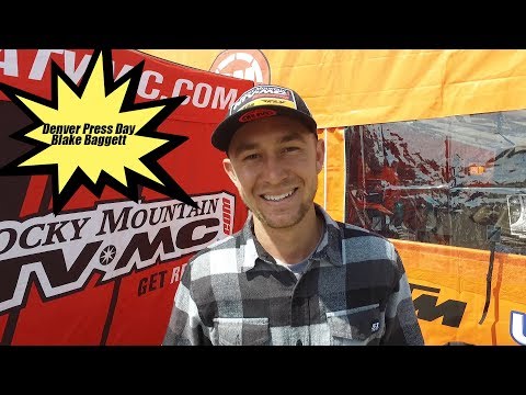 Denver Supercross 2019 Press Day Blake Baggett - Motocross Action Magazine
