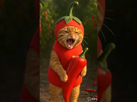 Cat eat hot paper 🥵😿