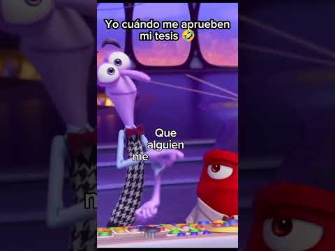 mis emociones cuando me aprueban la tesis #tesisdegrado #tesis #tesisonline