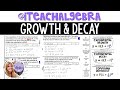 Exploring Exponential Growth and Decay Formulas