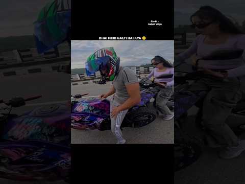 Kya Bolu Is Devi Ko ๐ฅน #shorts #motovlog #biker #viralshorts #papakipari