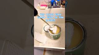 Why would they leave this in the can of paint? #professionalpainter #interiorpainting