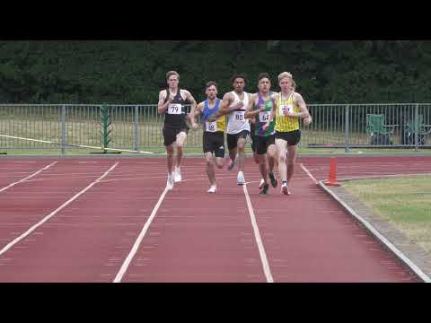 800m under 20 men final South of England Championships 19th June 2022