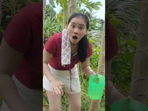 kaka 😂😂 so funny when the girl saw the couple resting and the unexpected ending... #KhoiHungfunny
