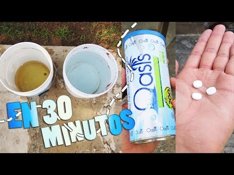 ESTAS PASTILLAS PUEDEN PURIFICAR HASTA 200 LITROS DE AGUA CONTAMINADA