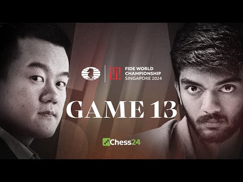 GUKESH vs. DING! FIDE WORLD CHAMPIONSHIP 2024 Game 13 | Gukesh Gets Another Chance With White!
