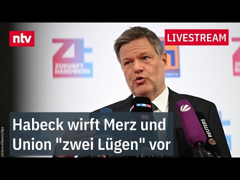 LIVE: Statement Habeck beim Kongress 