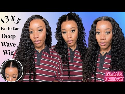 PRE-MAX 2.0!!!! | Ear To Ear NATURE MAX Deep Wave Hair | PRE-CUT & READY TO WEAR | Ft. LUVME HAIR