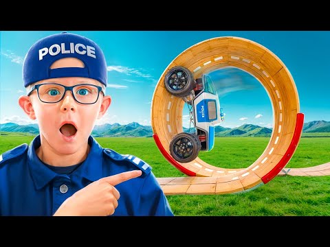 Monster Truck Kids Race Police Kids | Fun Video for Kids