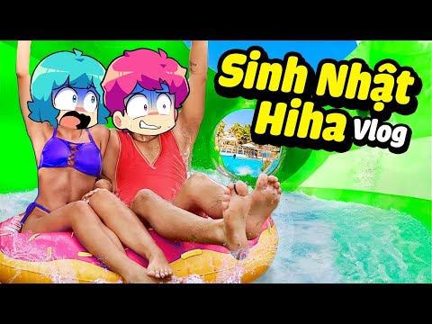 Vlog Hồ Bơi Sinh Nhật Hiha ( Hiha Yummie vlog ) 🥰🤣