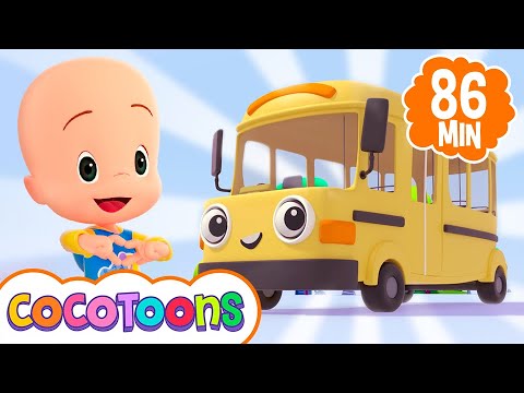 As rodas do Bebê Ônibus 🚌👶🏼 e mais musicas infantis de Cleo e Cuquin 👶🏼 Cocotoons Brasil