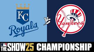 Royals vs Yankees | MLB SIM Tournament Championship (MLB the Show 25)