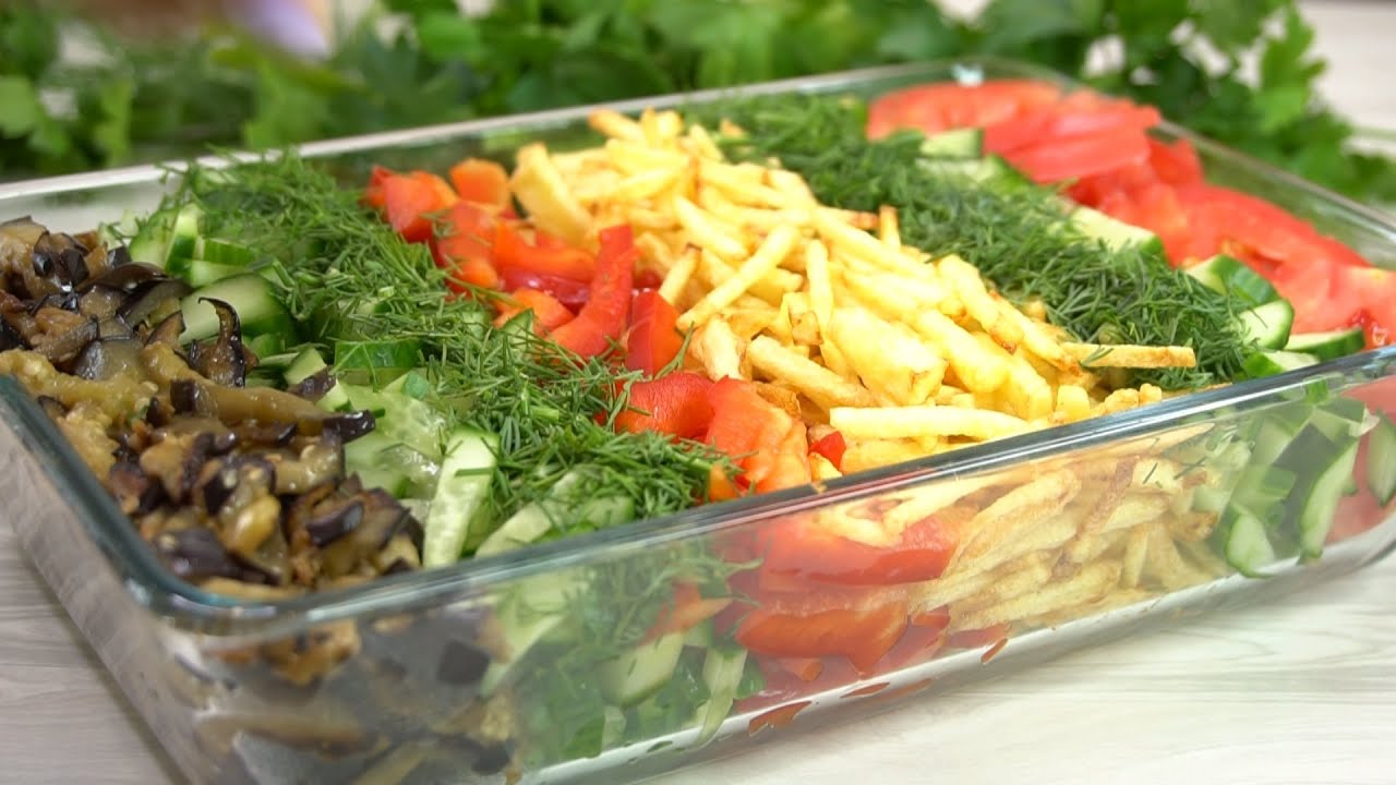 Действительно вкусный Летний САЛАТ Улетает на УРА! Хоть к шашлыку, хоть просто на ужин