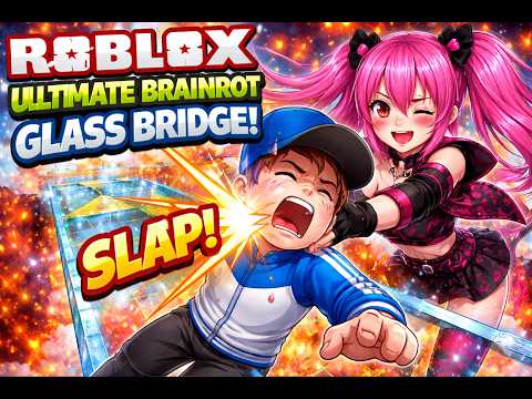 ROBLOX ULTIMATE BRAINROT GLASS BRIDGE CHALLENGE DAY 10 #roblox #shorts #shortslive