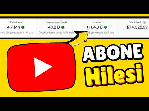 1 DAKİKADA 1000 YOUTUBE ABONE ARTTIRMA - ŞİFRESİZ ÜCRETSİZ YOUTUBE ABONE HİLESİ 2025