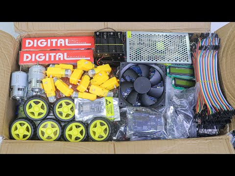 Awesome Electronics Item Unboxing - Dc Motor, Led Light, Gadget, Projects