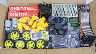 Awesome Electronics Item Unboxing - Dc Motor, Led Light, Gadget, Projects