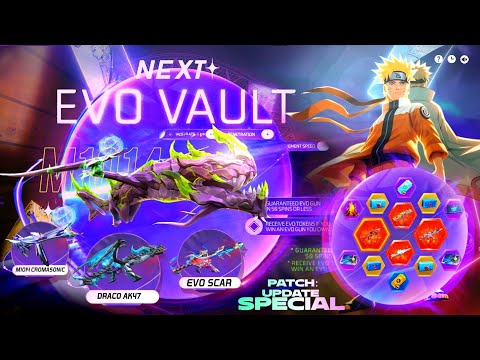 NEXT EVO VAULT EVENT, DRACO M1014 RETURN | FREE FIRE NEW EVENT | NEW EVENT FREEFIRE | FF NEW EVENT