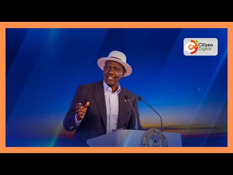 YouTube video thumbnail: “Respect and Support our Police,” President Ruto Tells Kenyans Ahead of Tomorrow’s Protest
