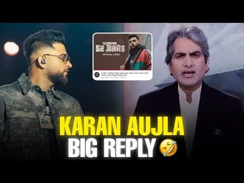 Karan Aujla Live Reply To News Anchor At His Delhi Live Show | Karan Aujla Controversy