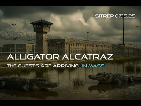 Alligator Alcatraz - The Guests are Arriving, In Mass. SITREP 07.15.25