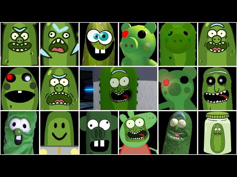 ROBLOX PICKLE RICK PIGGY ALL JUMPSCARES