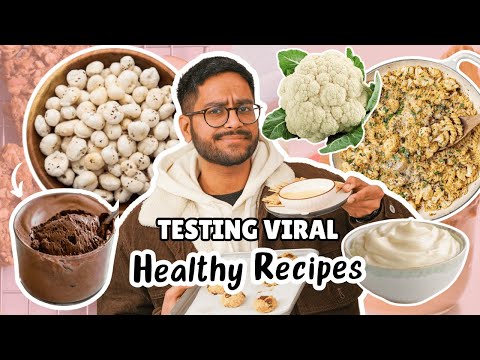 TESTING *VIRAL* HEALTHY RECIPES 😱 FIRST VIDEO OF 2025...CAULIFLOWER PASTA, NO OIL MAYONNAISE & MORE