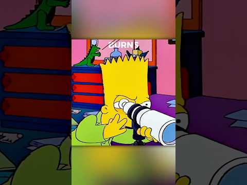 BART FICA PARANOICO #simpsons