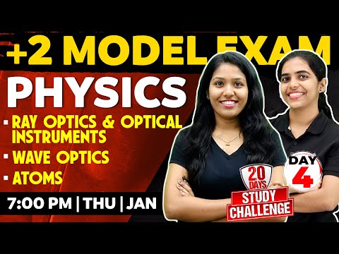 Plus Two Physics | Ray Optics and Optical Instruments | Wave Optics | Atoms | Exam Winner