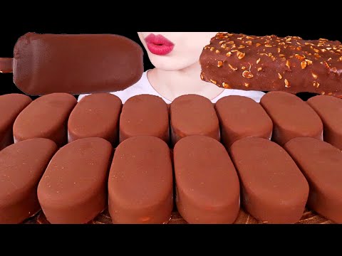 ASMR MUKBANG｜CHOCOLATE ICE CREAM PARTY *TICO, MAGNUM, GODIVA, HERSHEY, OREO, KITKAT 초콜릿 아이스크림 파티｜먹방