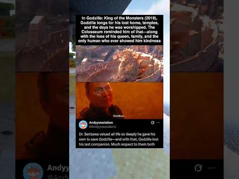 In Godzilla: King of the Monsters (2019), Godzilla longs for his lost home, temples, and the days he