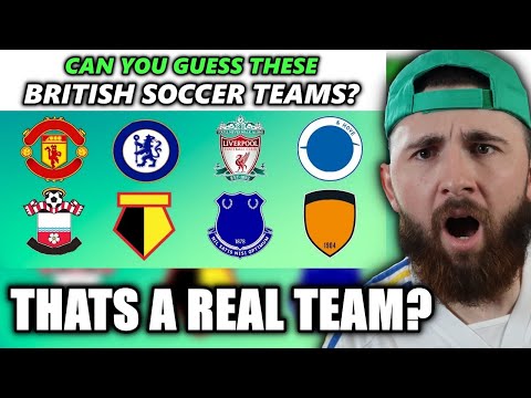 American Plays Can You Guess These British Soccer Teams? *this was bad*