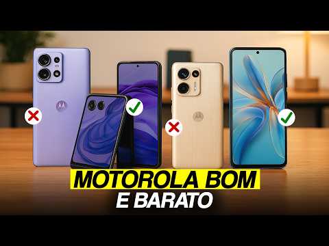 TOP 7 Motorola BOM e BARATO pra Comprar em 2025 (Sem Jogar Dinheiro Fora!)