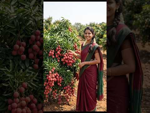 4 అడుగుల చెట్టుకే ఇంత కాపా? 😱 ఎకరానికి ₹5 లక్షల లాభం! #LitchiFarming #Agriculture #Shorts