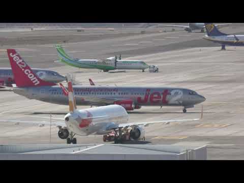 20 MINUTES of GREAT plane spotting at TFS Tenerife Airport