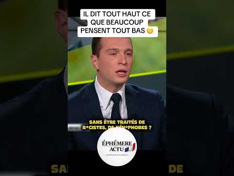 Bardella lâche une phrase qui fait réagir 😶