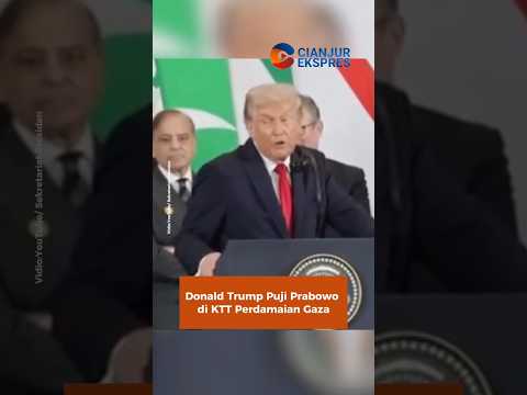 Donald Trump Puji Prabowo di KTT Perdamaian Gaza