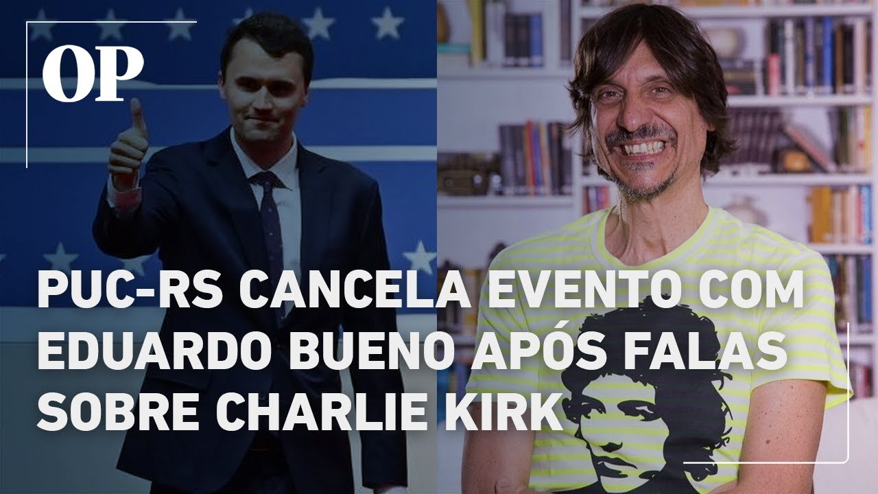 PUC RS cancela evento com Eduardo Bueno após escritor ironizar assassinato de Charlie Kirk