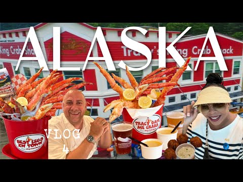 Alaska Vlog 4 | Tracy’s King Crab Shack, Glaciers & Waterfalls
