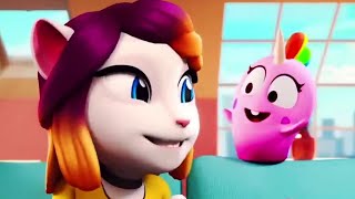 Talking Angela 😼 しゃっくりが止まらない！ Hiccups Won't Stop!⭐ Cartoon For Kids | Super Toons TV アニメ