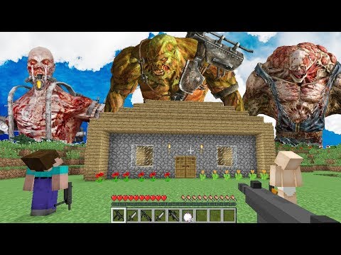 ПРО И НУБЫ ЗАЩИЩАЮТ СВОЙ ДОМ В МАЙНКРАФТЕ! ПРОТИВ КИБОРГОВ! MINECRAFT
